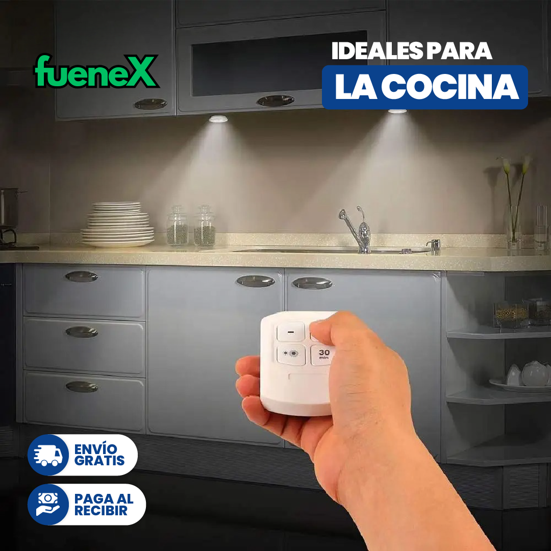 LUZ LED INALÁMBRICA CON CONTROL REMOTO