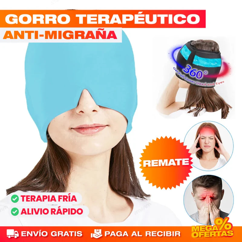 Alive™-Gorro de gel antimigraña