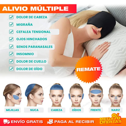 Alive™-Gorro de gel antimigraña