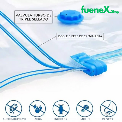 Pack de Bolsas al Vacío (5X1) + Bomba Manual