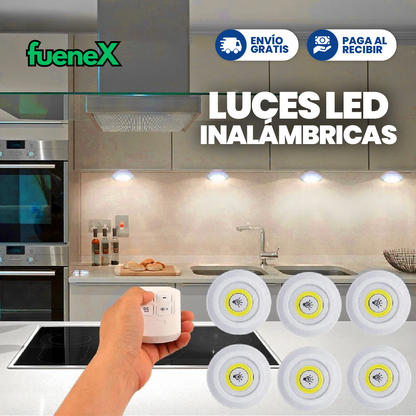 LUZ LED INALÁMBRICA CON CONTROL REMOTO