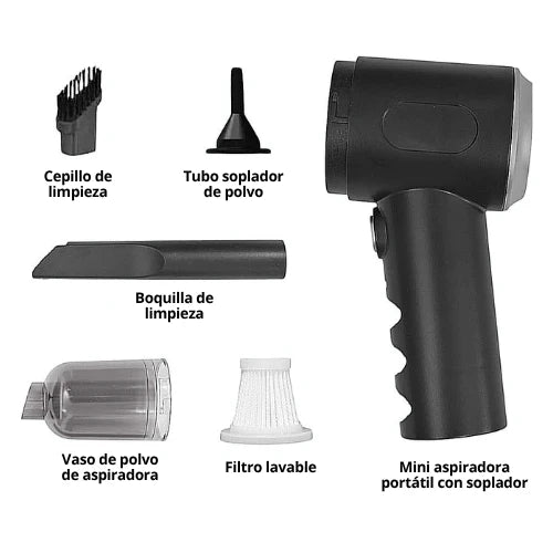 MINI ASPIRADORA PORTÁTIL 3 EN 1